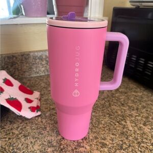 HydroJug 40oz Traveler Vibrant Pink Mug with Handle